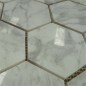 Polished Hexagon  marble mosaic wall tile